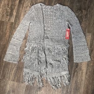 Arizona Jean Co. Gray Knit Cardigan